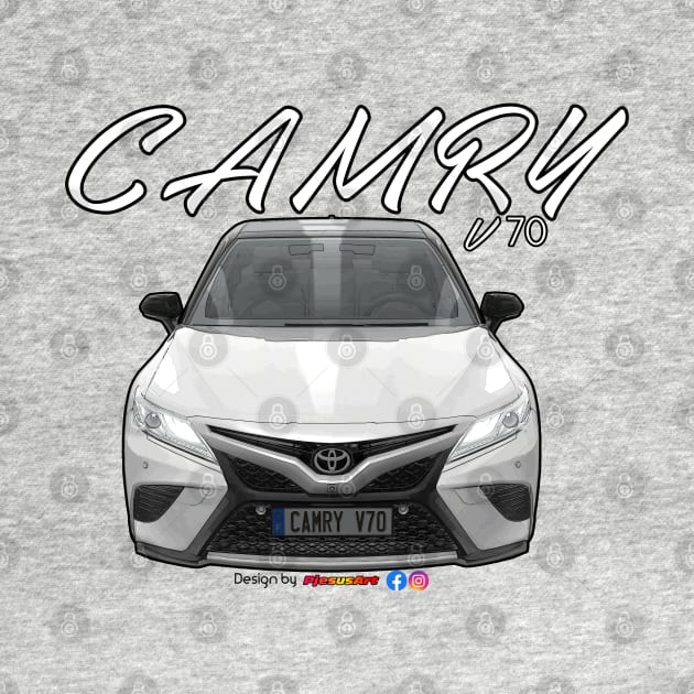 Toyota Camry V70 White by PjesusArt